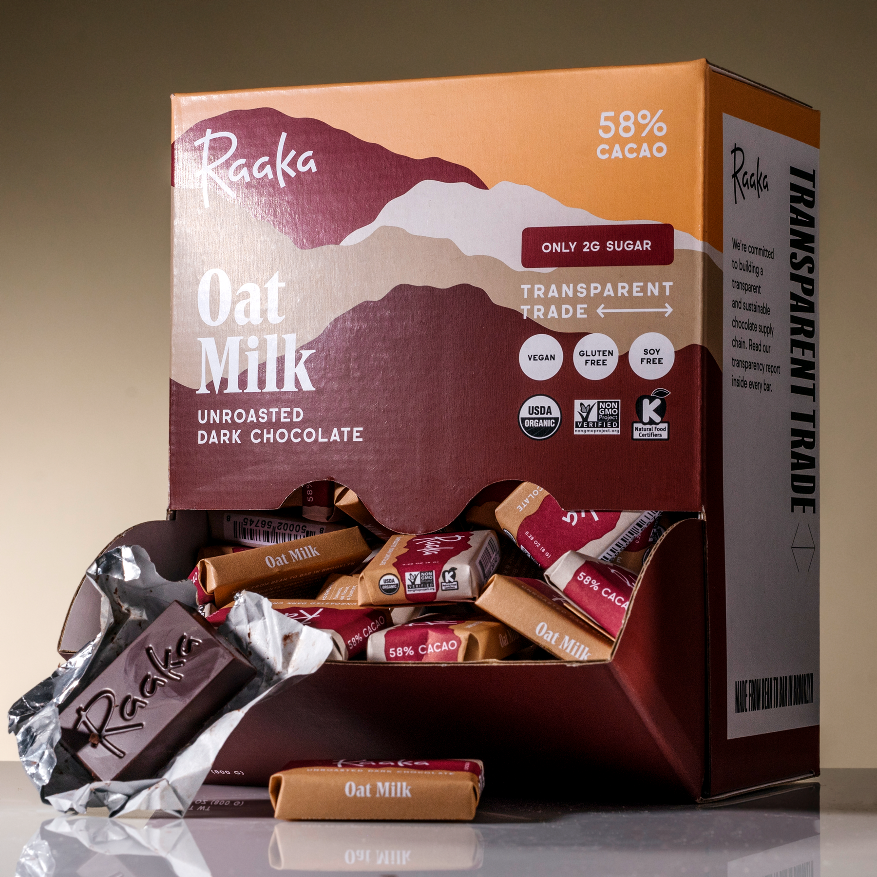 Oat Milk Minis Box of 100 - Cobalt Table Minis Selection