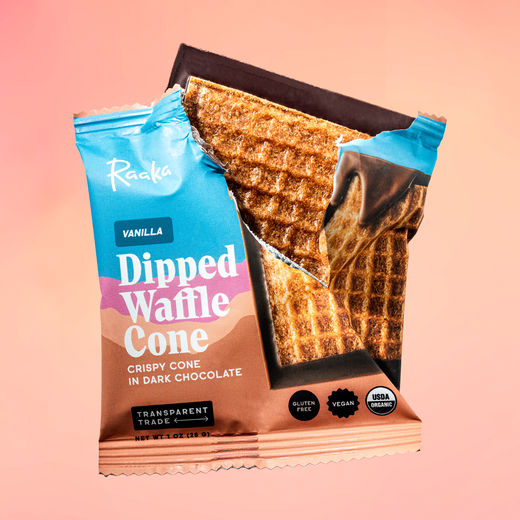 Vanilla Dipped Waffle Cone - Rosy Pantry Cone Selection