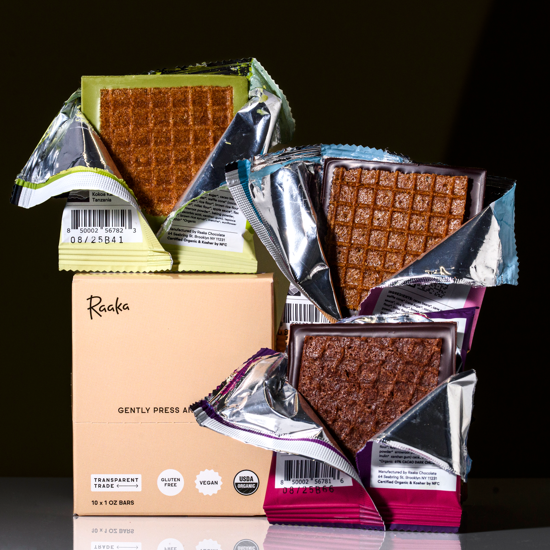 Dipped Waffle Cone Variety Box (10-Pack) - Quiet Pantry Box Selection