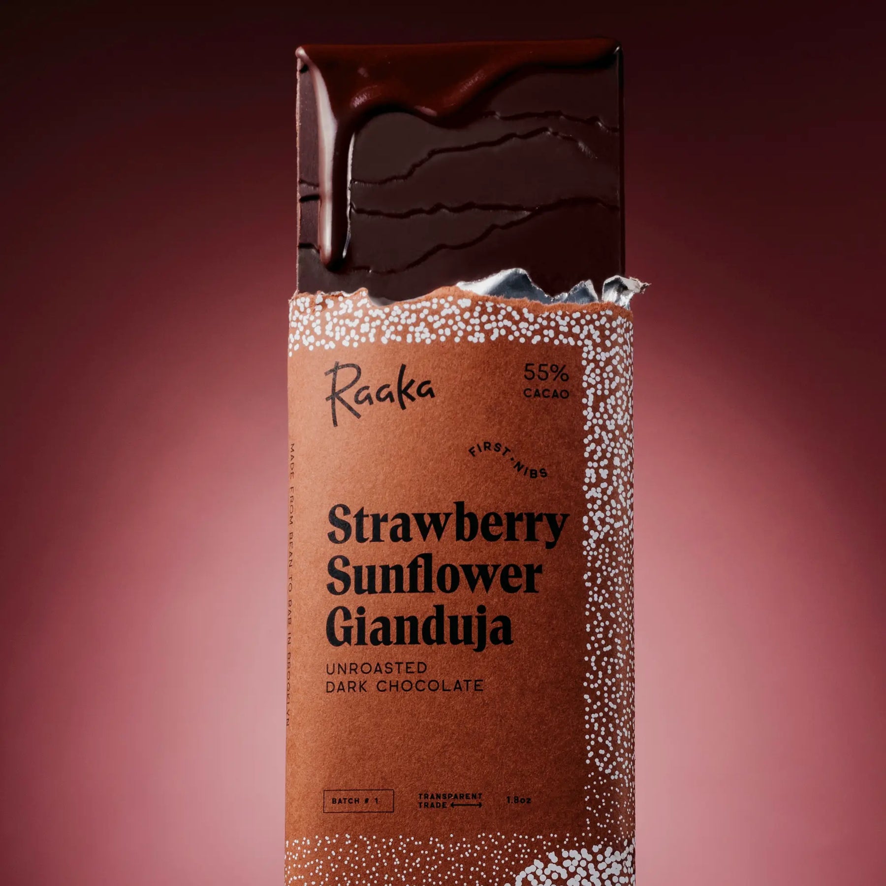 Strawberry Sunflower Gianduja - Nimble Market Gianduja Selection